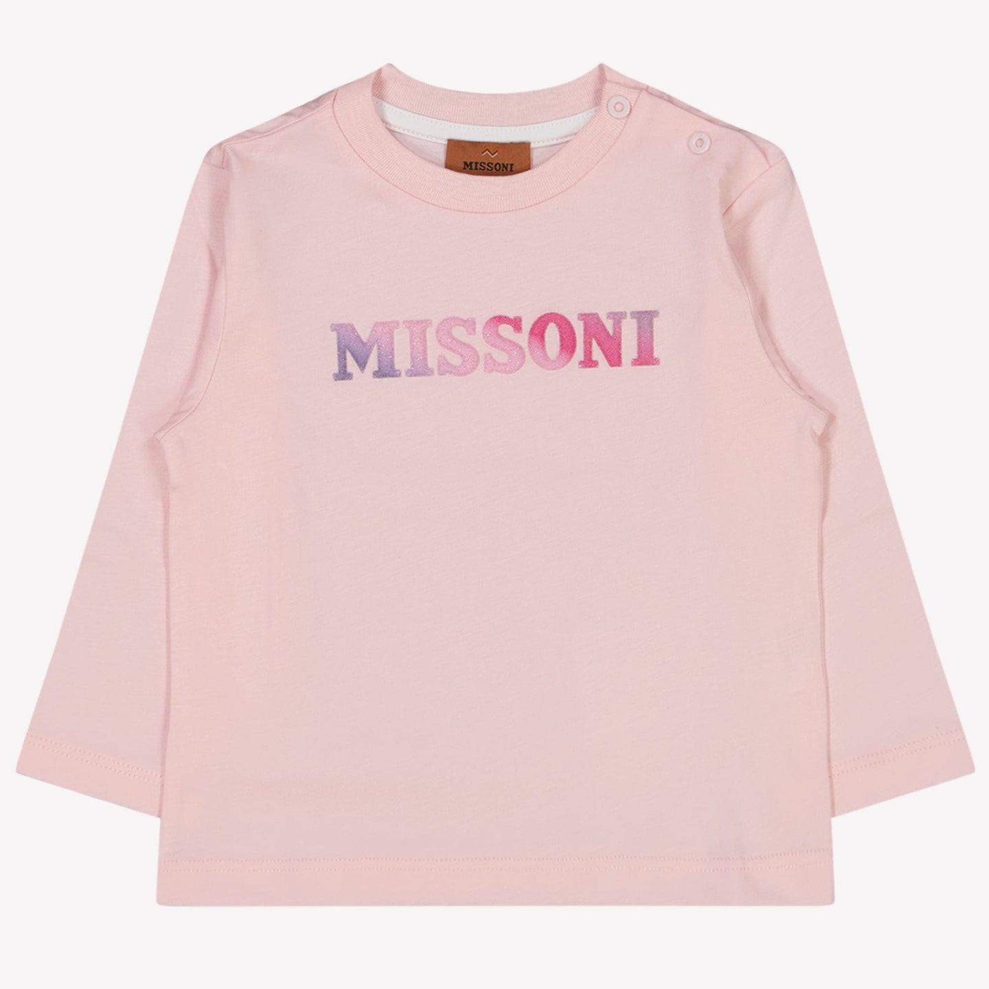 Missoni Baby Meisjes T-shirt Licht Roze 3 mnd