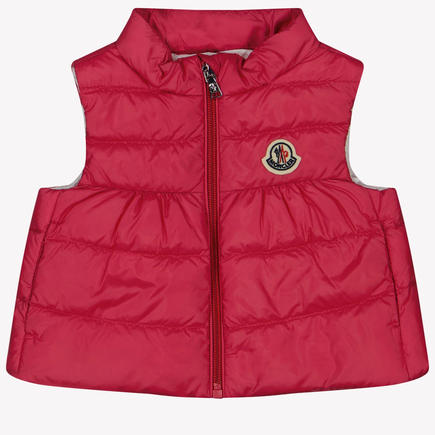 Moncler Hiva Baby Girls Bodywarmer in Fuchsia