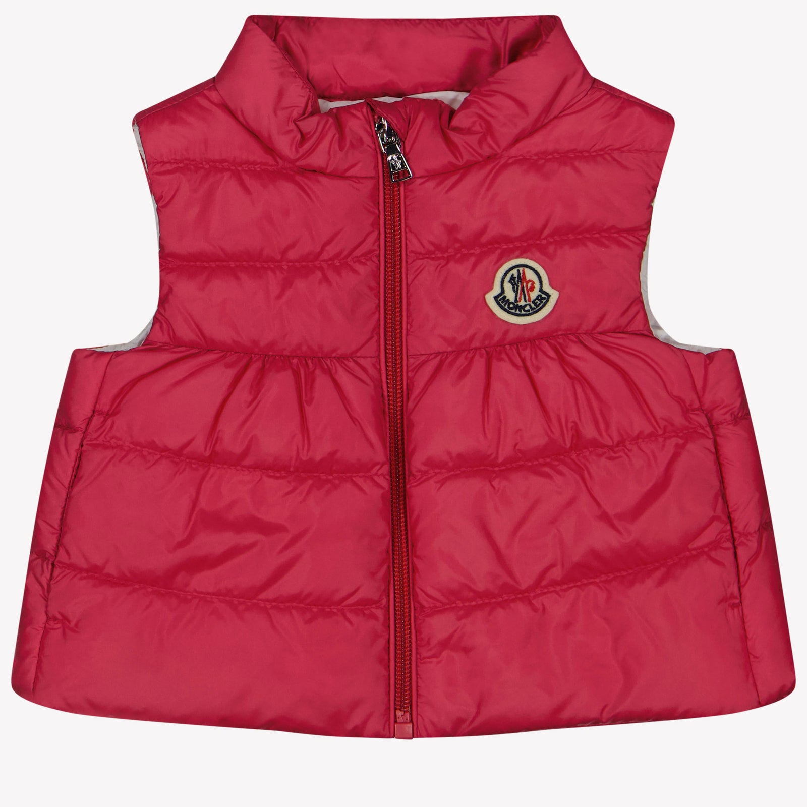 Moncler Hiva Baby Meisjes Bodywarmer In Fuchsia