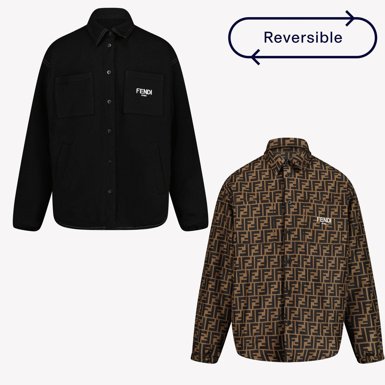 Fendi Unisex Blouse Black