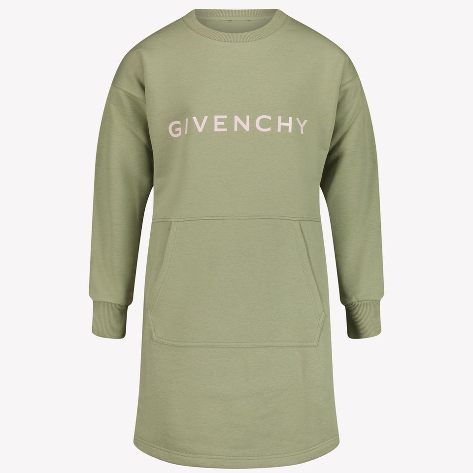 Givenchy Meisjes Jurk Licht Groen 4Y