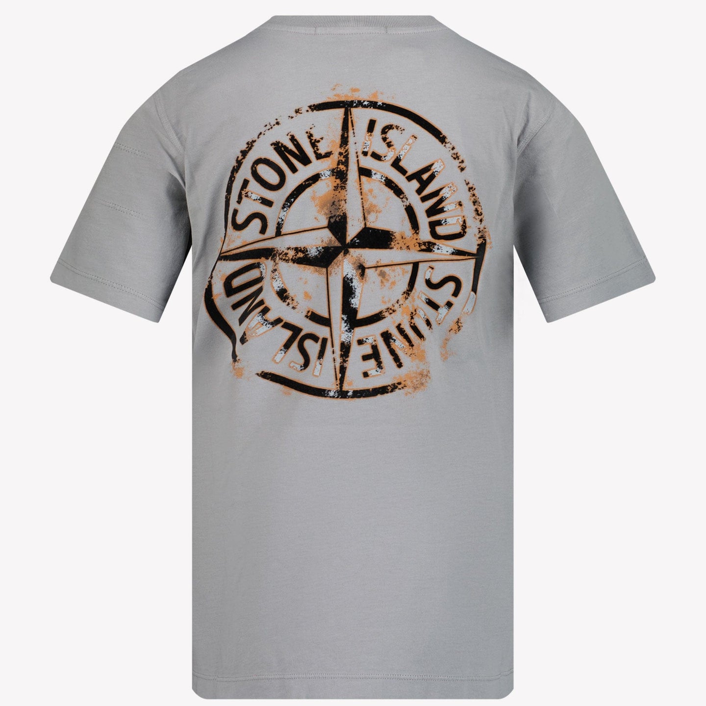 Stone Island Jongens T-shirt Grijs 2Y