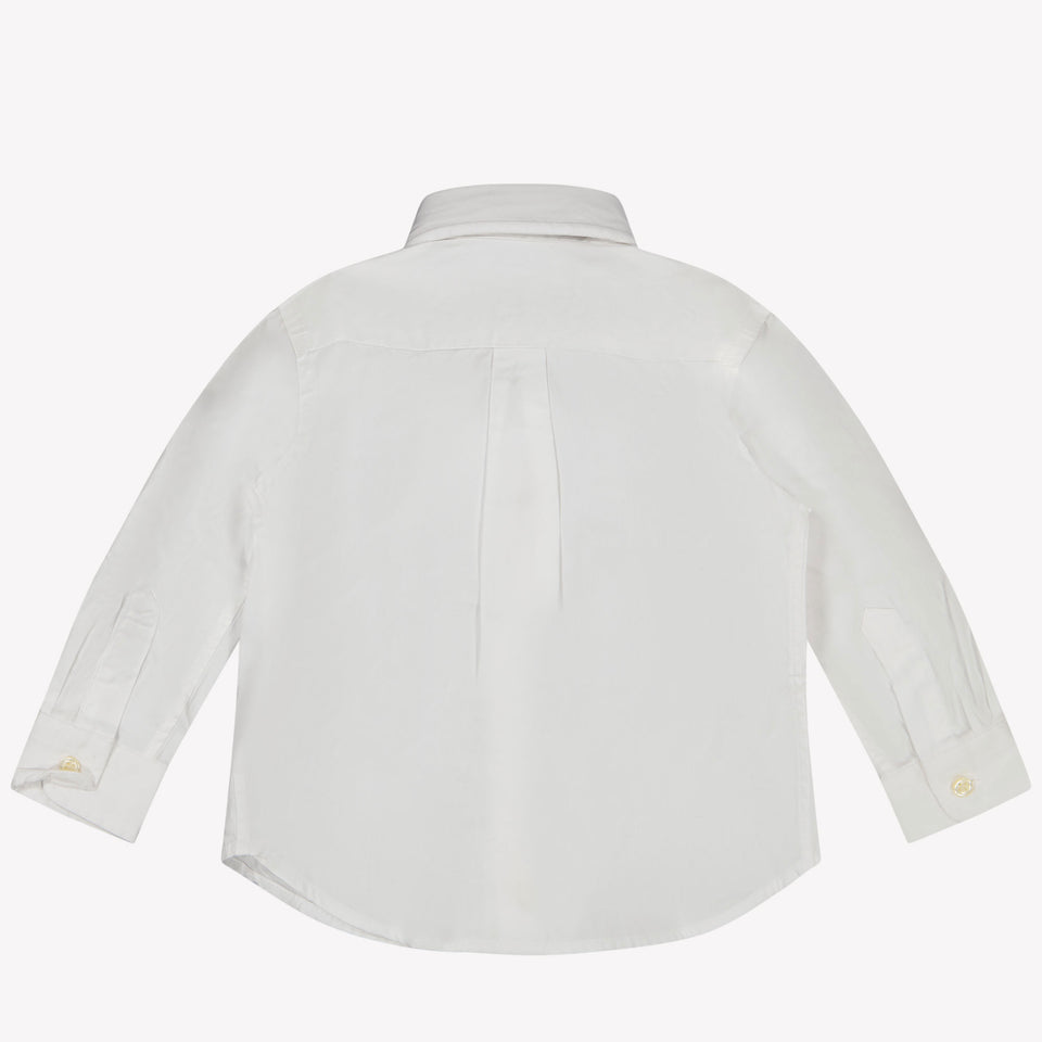 Ralph Lauren Baby Jongens Blouse In Wit