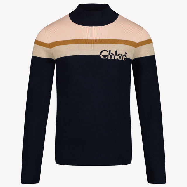 Chloé Girls Sweater Navy