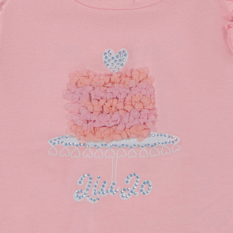 Liu Jo Baby Meisjes T-Shirt In Roze