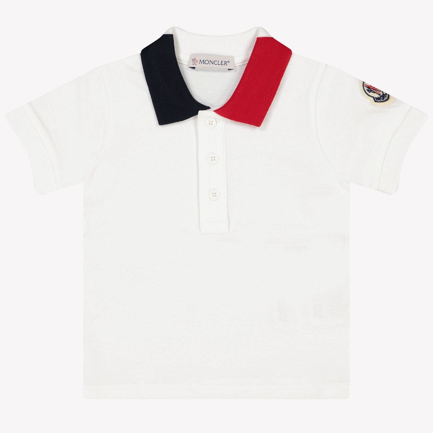 Moncler Baby Jongens Polo Wit 3/6