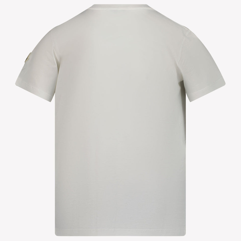 Moncler Jongens T-shirt Wit