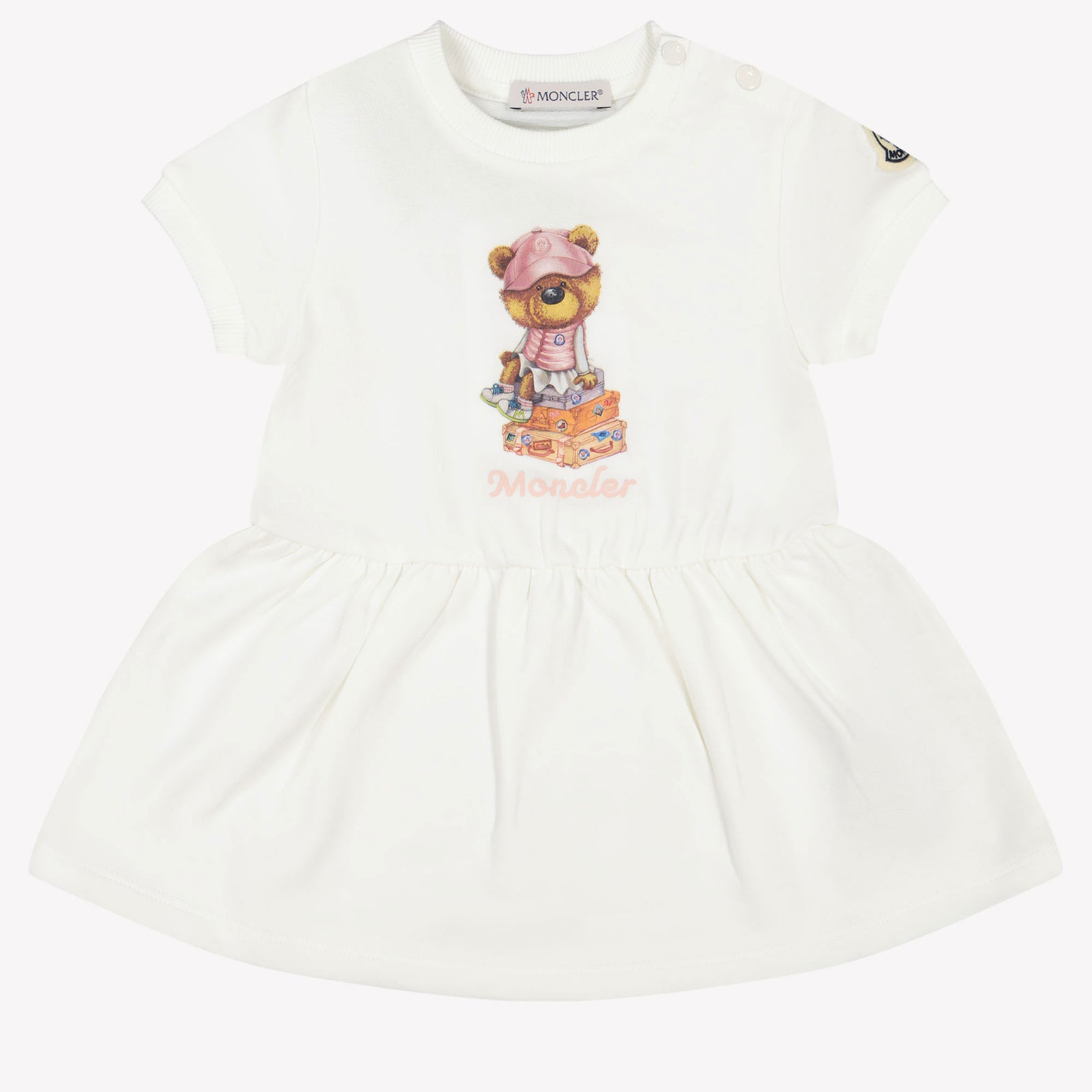 Moncler Baby Meisjes Jurk In Wit