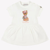 Moncler Baby Girls Dress In White