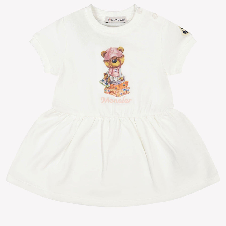 Moncler Baby Meisjes Jurk In Wit