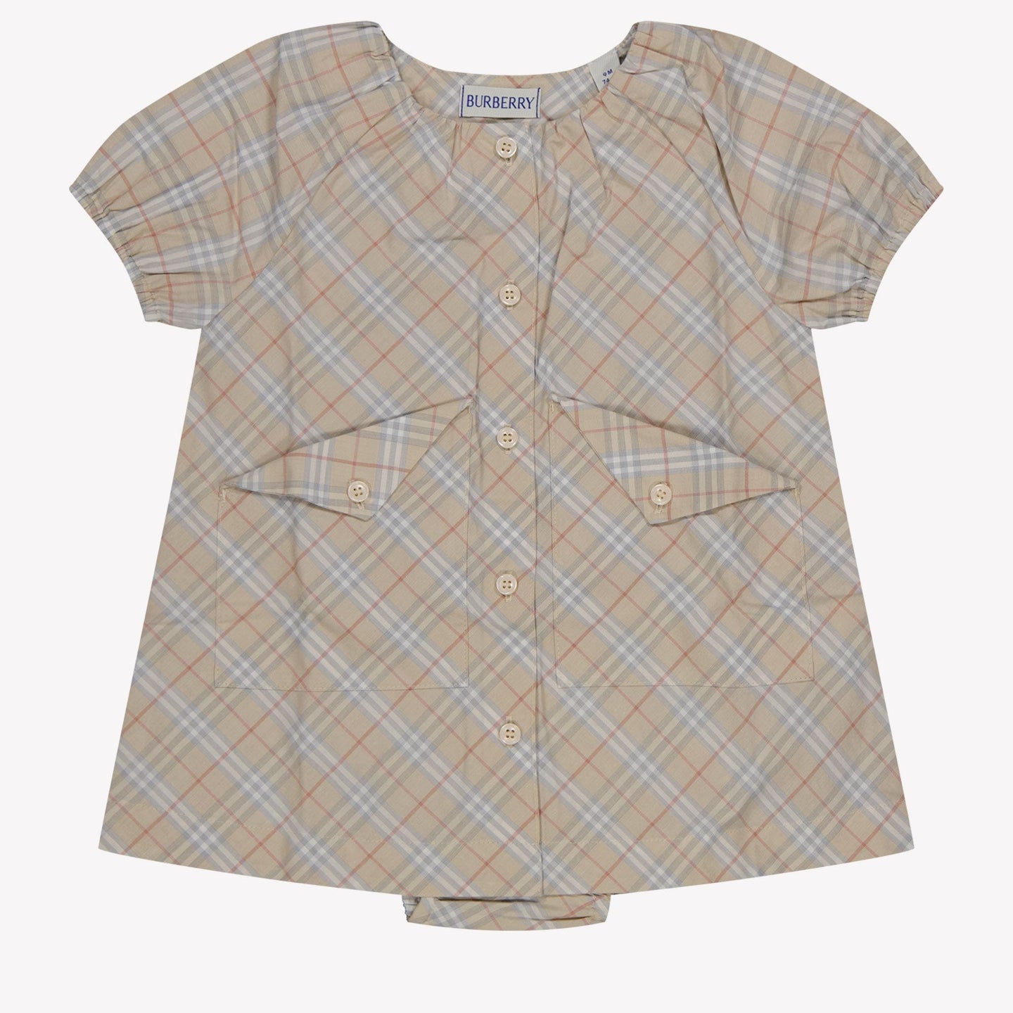 Burberry Baby Meisjes Jurk Licht Beige 1mnd