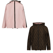 Fendi Kids Unisex Jacket Pink