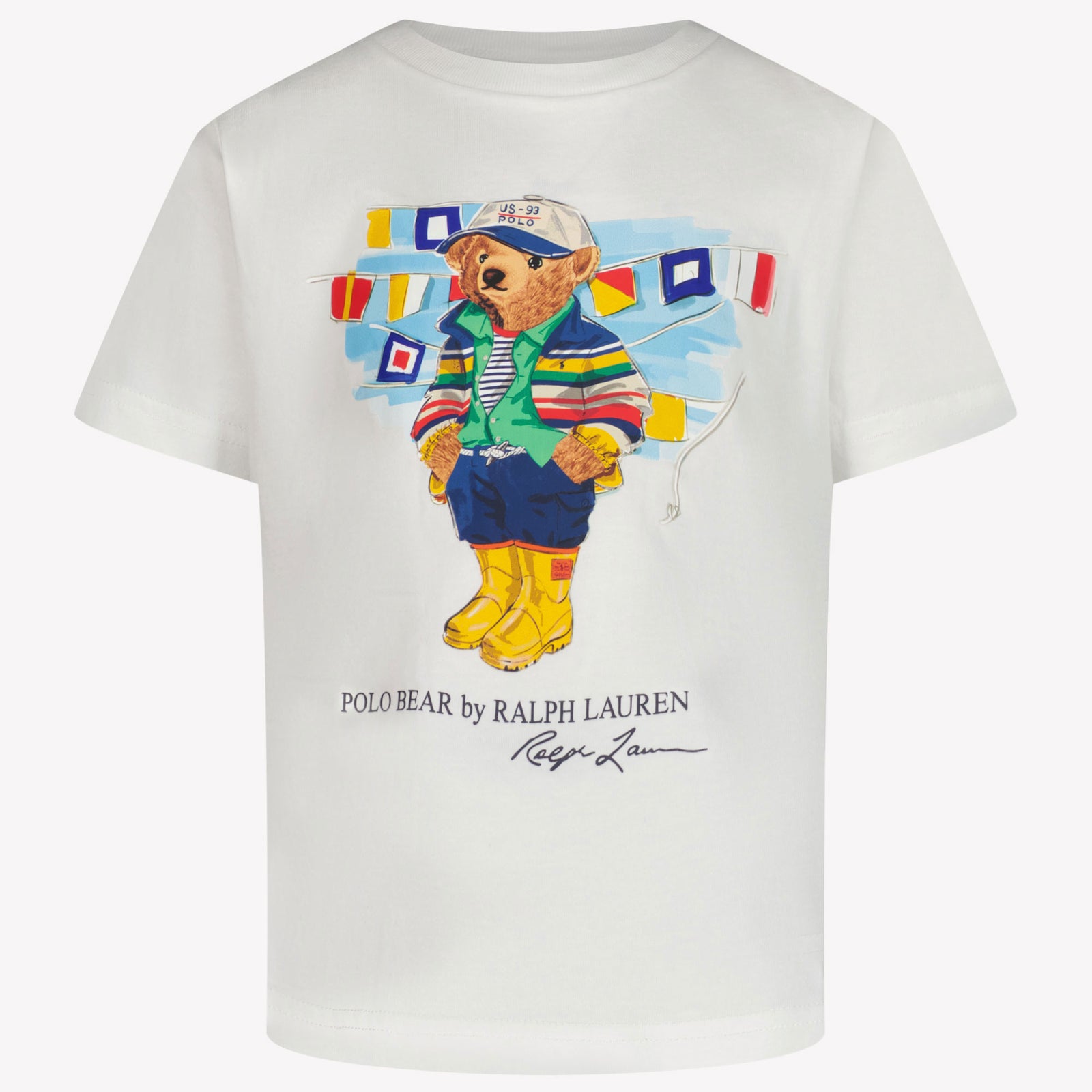 Ralph Lauren Kinder Jongens T-Shirt In Wit