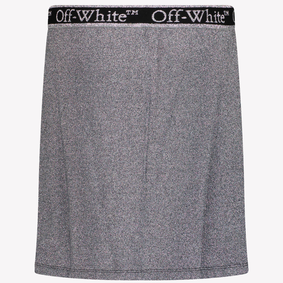 Off-White Girls Skirt Silver