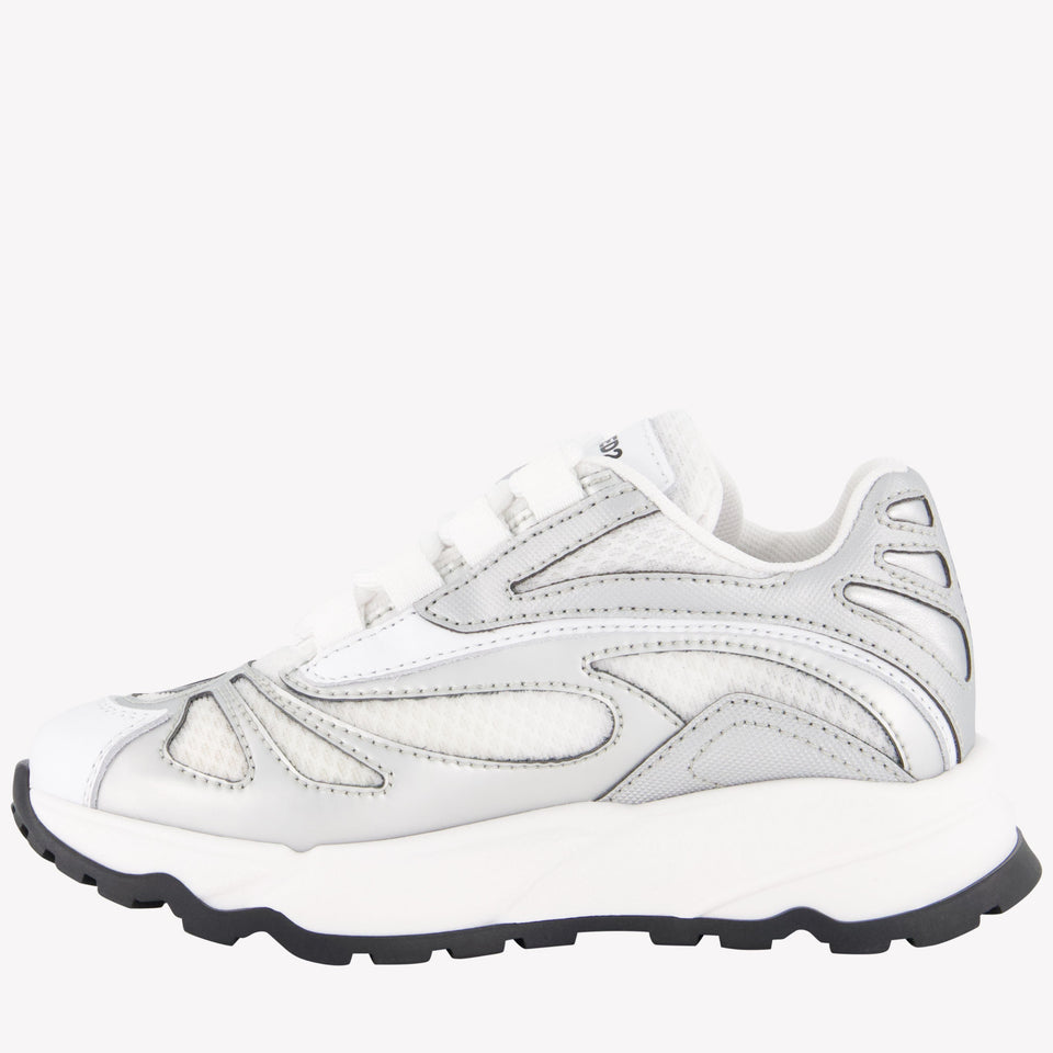 Dsquared2 Girls Sneakers in Silver