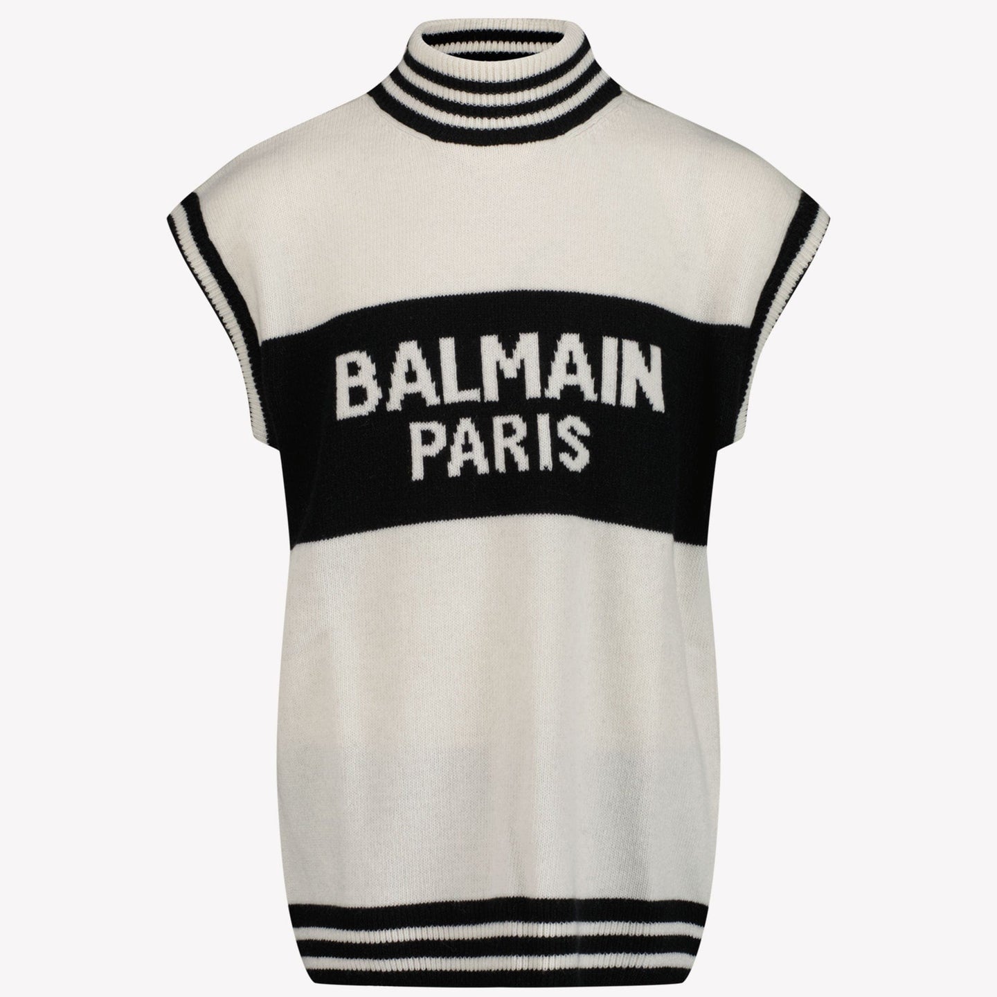 Balmain Meisjes Trui Off White 4Y