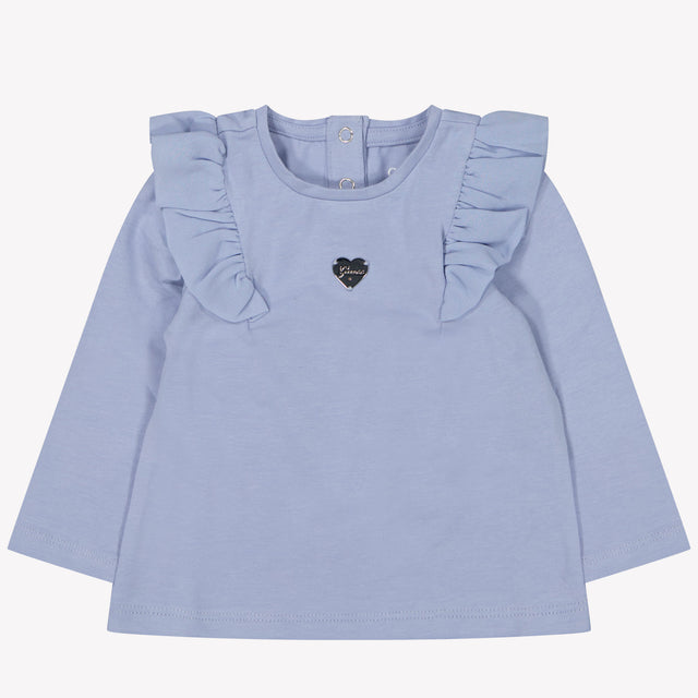 Guess Baby Meisjes T-Shirt Licht Blauw