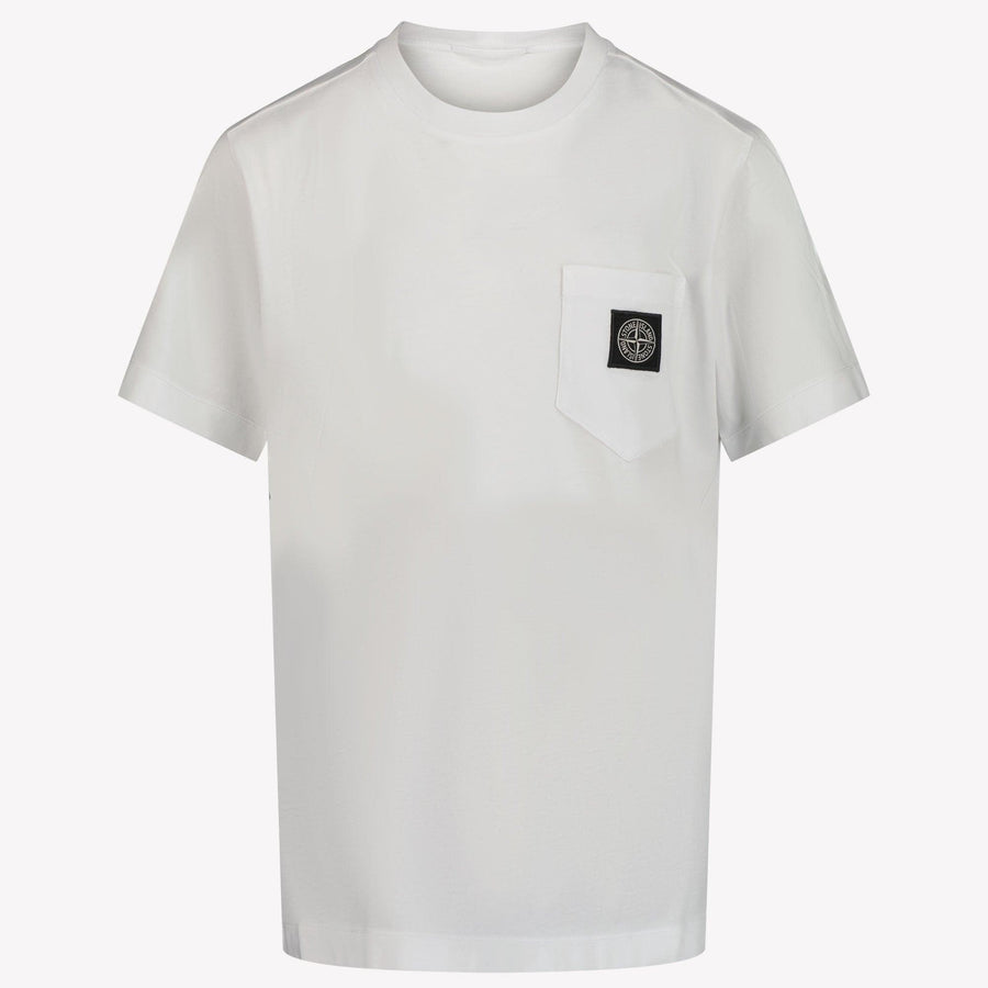 Stone Island Boys T-Shirt in White