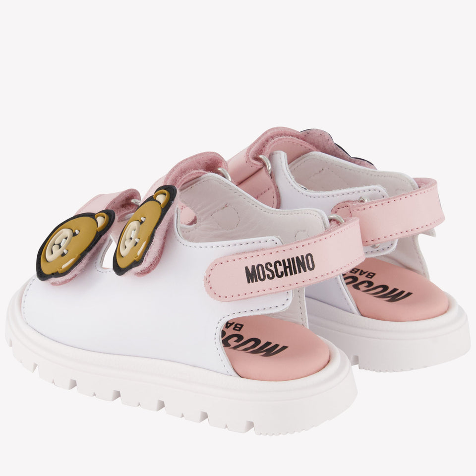 Moschino Unisex Sandalen In Roze