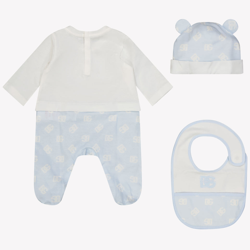 Dolce & Gabbana Baby boys box suit Light Blue