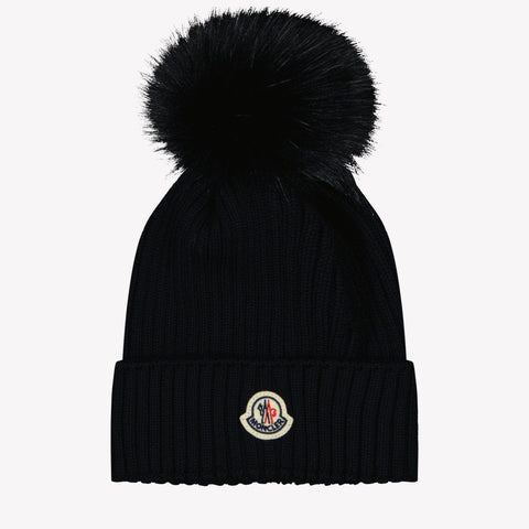 Moncler Girls Hat Navy