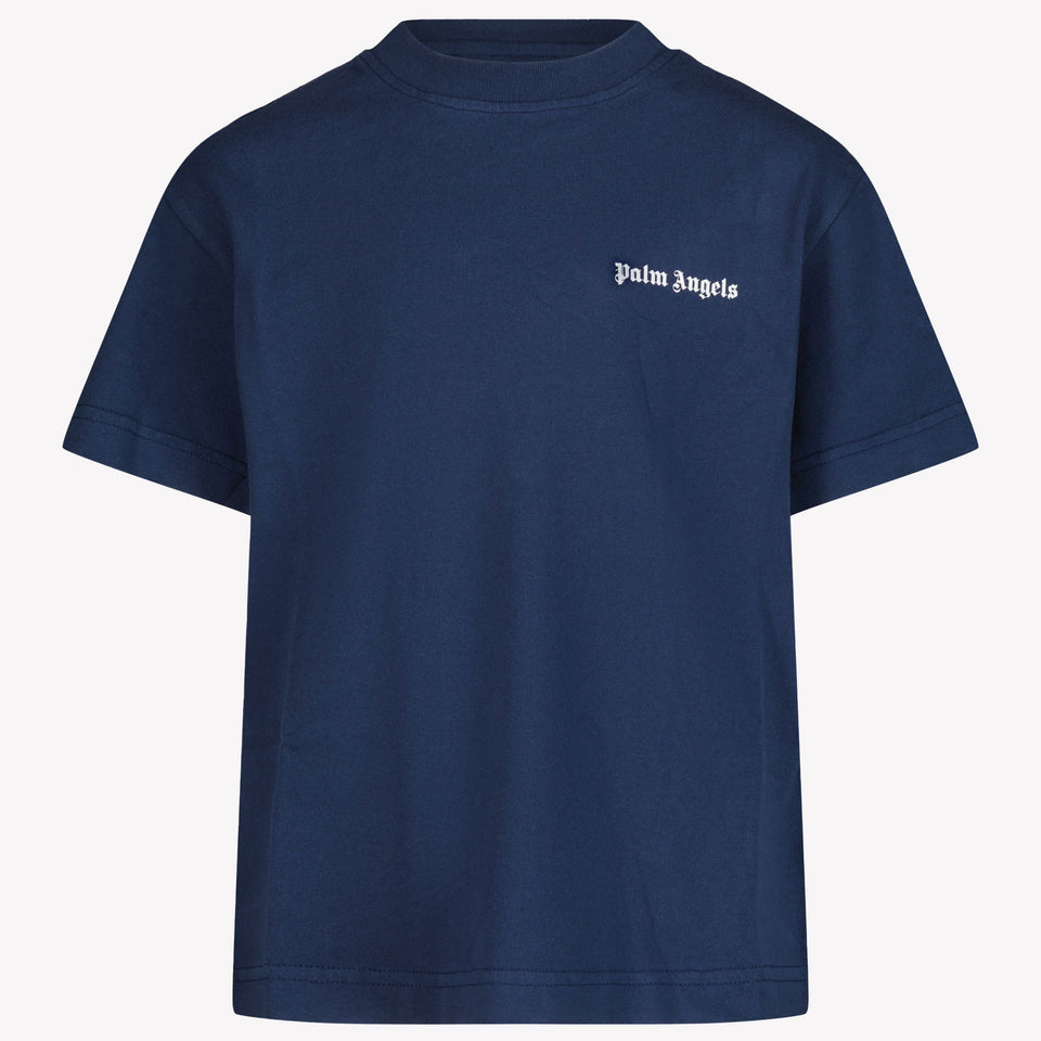 Palm Angels Jongens T-shirt Navy