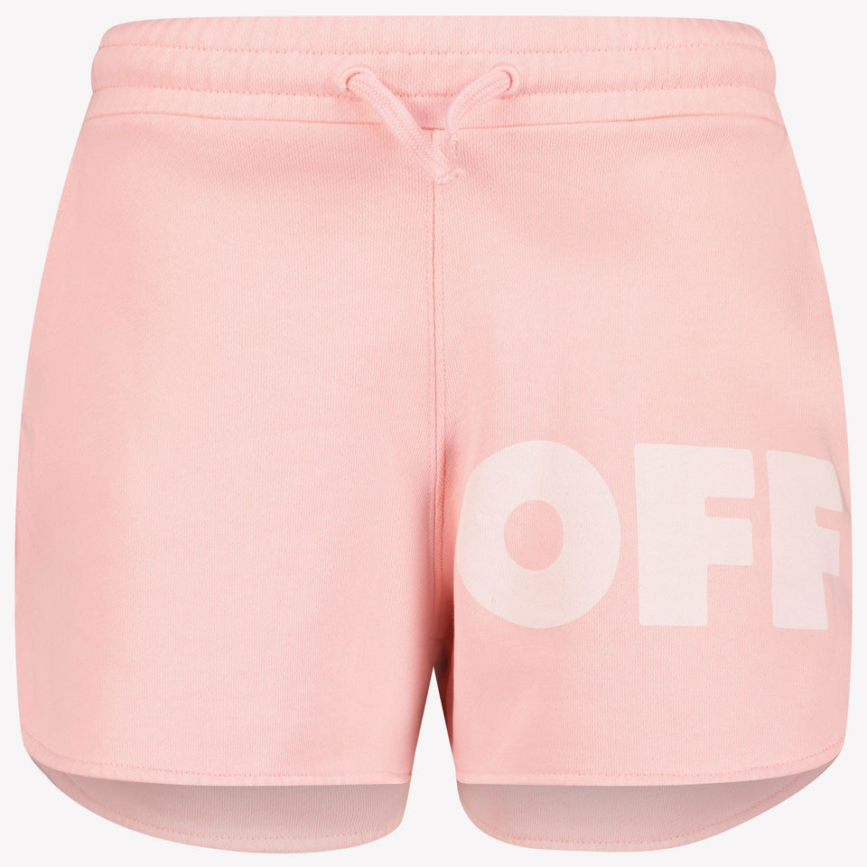 Off-White Kinder Meisjes Shorts In Licht Roze