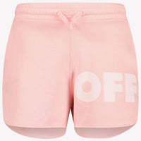 Off-White Kinder Meisjes Shorts In Licht Roze