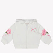 MonnaLisa Baby Girls Cardigan in White