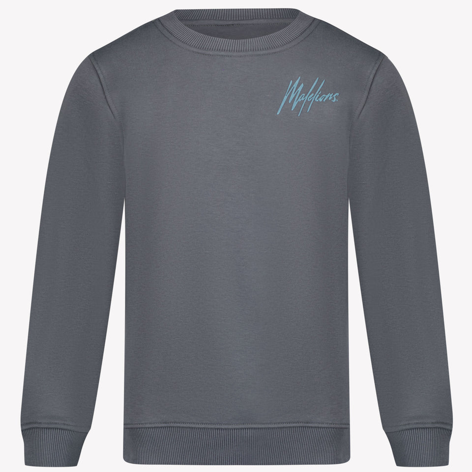 Malelions Unisex Trui Donker Grijs