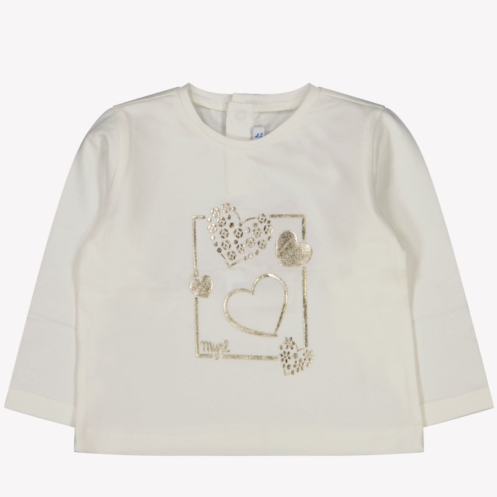 Mayoral Baby Meisjes T-shirt Off White 6 mnd