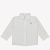 Calvin Klein Baby Unisex Blouse In Wit