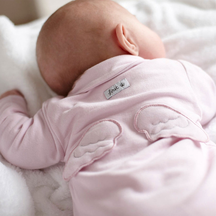 First Baby Girls Box Suit Light Pink
