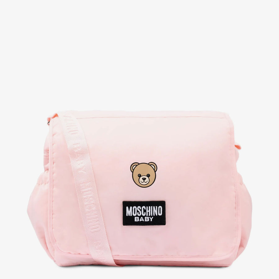 Moschino Baby Girls Diaper Bag In Light Pink