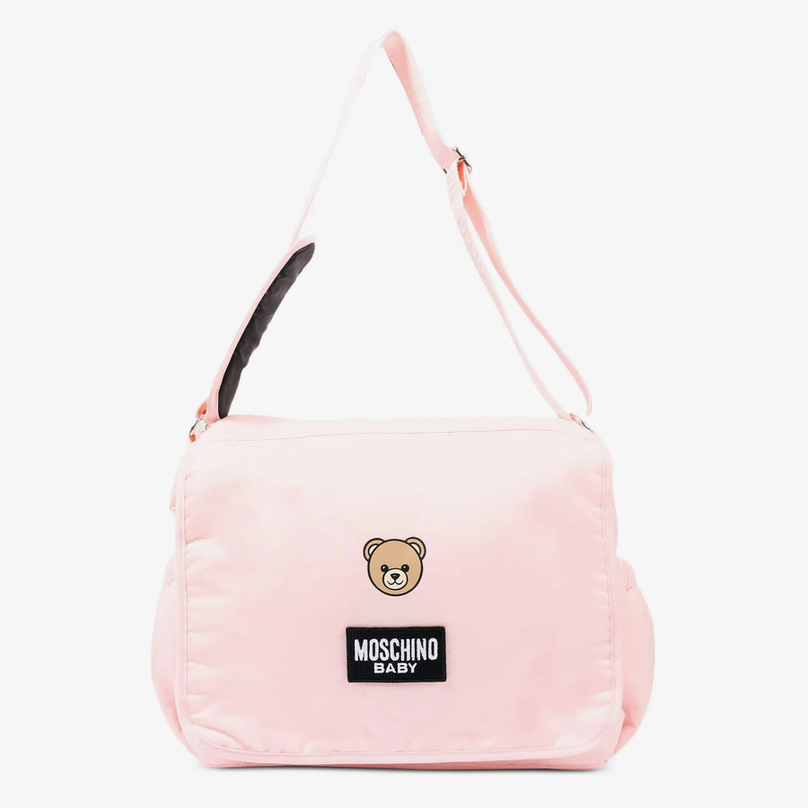 Moschino Baby Girls Diaper Bag In Light Pink
