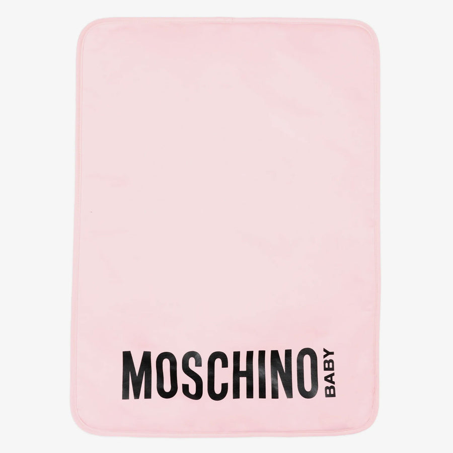 Moschino Baby Girls Diaper Bag In Light Pink