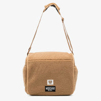 Moschino Baby Unisex Diaper Bag In Beige